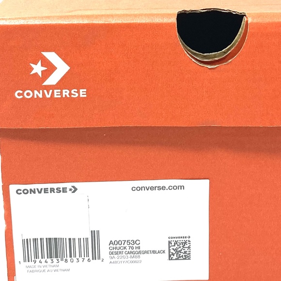 Converse Chuck 70 High For Men Desert Cargo Shoes Casual Canvas Sneakers A00753C - Picture 8 of 9